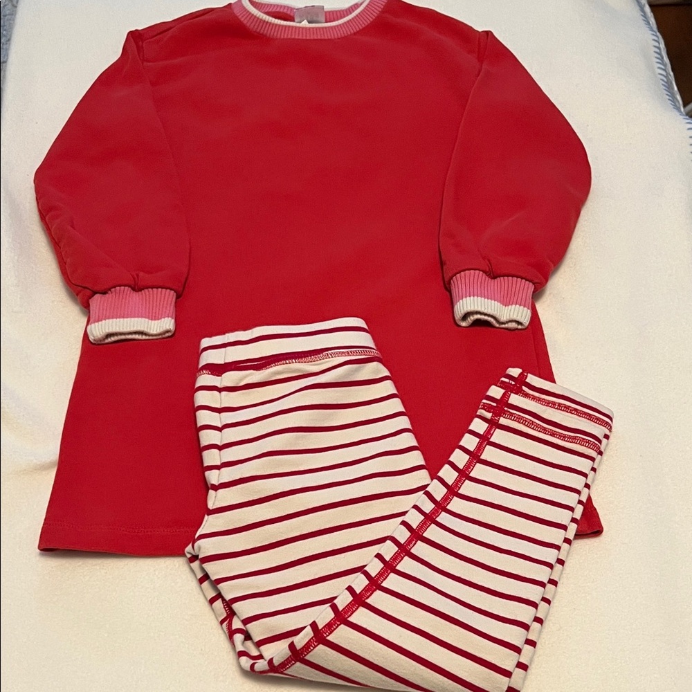 Hanna Andersson tunic and legging outfit Size 5